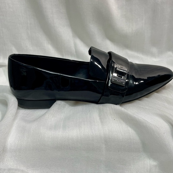 Karl Lagerfeld Paris Nelia Patent Leather Loafers - Picture 4 of 10